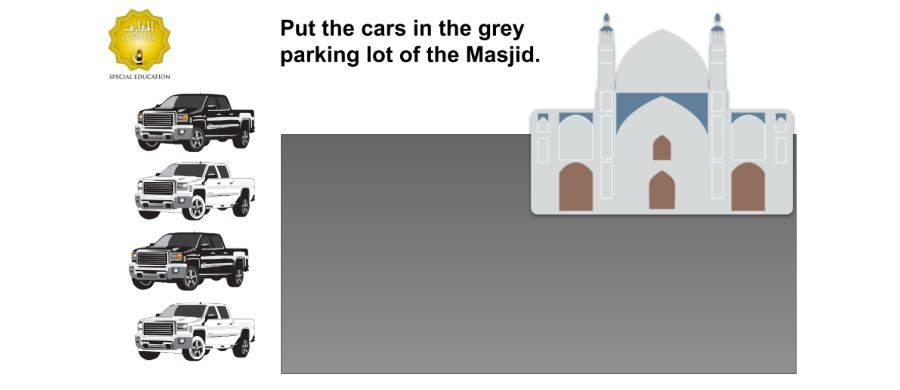 Drag n Drop Cars to Masjid Game (Google Slides)