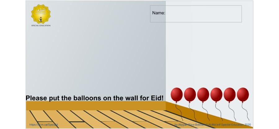 Drag n Drop Eid Balloons (Google Slides)